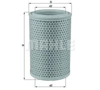 Filtro aria Cartuccia filtro LX 660 KNECHT per MITSUBISHI RENAULT