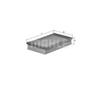 MAHLE Filtro Aria Inserto Filtro Adatto A per Mazda 323 F VI 1.4 16V LX 663