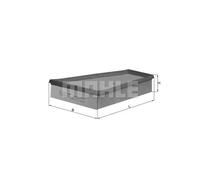 Filtro aria Cartuccia filtro LX 694 KNECHT per CITROËN PEUGEOT