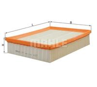 Filtro aria Cartuccia filtro LX 821 MAHLE per LAND ROVER RANGE ROVER I