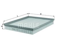 Filtro aria Cartuccia filtro LX 876/1 KNECHT per OPEL MOVANO A Autobus