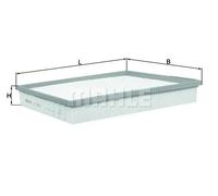 MAHLE ORIGINAL LX 935/2 Filtro aria
