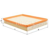 Filtro aria Cartuccia filtro LX 999 KNECHT per OPEL FIAT