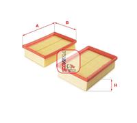 Filtro aria Cartuccia filtro S 0302 A SOFIMA per SEAT VW