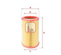Filtro aria Cartuccia filtro S 1250 A SOFIMA per ALFA ROMEO LANCIA