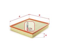 Filtro aria Cartuccia filtro S 1710 A SOFIMA per RENAULT OPEL NISSAN