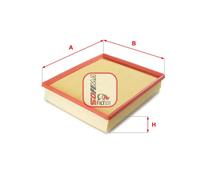 Filtro aria Cartuccia filtro S 3293 A SOFIMA per OPEL RENAULT NISSAN