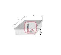 Filtro aria Cartuccia filtro S 3298 A SOFIMA per FIAT CROMA