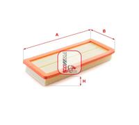 Filtro aria Cartuccia filtro S 3371 A SOFIMA per PEUGEOT FIAT CITROËN