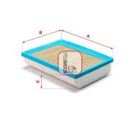 Filtro aria Cartuccia filtro S 3A75 A SOFIMA per FIAT TIPO Familiare