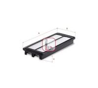 Filtro aria Cartuccia filtro S 3D24 A SOFIMA per MAZDA FIAT ABARTH