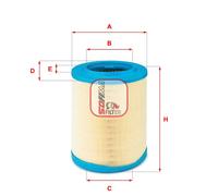 Filtro aria Cartuccia filtro S 7606 A SOFIMA per ALFA ROMEO SPIDER 159 BRERA