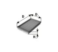 Filtro aria Cartuccia filtro WA50700 PZL Filters per OPEL FIAT