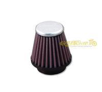 Filtro aria cilindrico DNA da 44mm cappuccio in alluminio, profilo rotondo Dna f