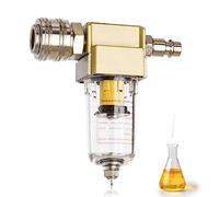 Filtro Aria Compressa, 1/4" Pressione Aria Separatore Acqua, Riduttore Di Pressione Ad Aria Compressa, Attacchi Rapidi Tedeschi Per Filtro Compressore E Utensili Dell'Aria