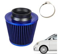 Filtro 'aria conico rotondo, 76 mm, filtri di aspirazione 'aria portatili | Multifunzione di ricambio per cono freddo ad alto flusso, adattatori di aspirazione a freddo per motori sportivi da