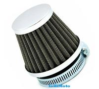 FILTRO ARIA CONO DI POTENZA DIAMETRO 41/45 mm METALLO MOTO CUSTOM UNIVERSALE