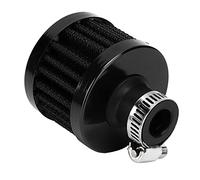 Filtro Aria Cono Sportivo Mini per Auto 20 mm/0,8 Pollici, Accessorio per Sfiato del Carter Motore, Universale Nero Adatto