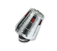 Malossi Racing Boxed - Filtro dell'aria 38 mm, cromato e rosso