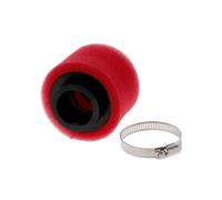 Filtro Aria Di Filtro Aria Universale Dritto Da 35/38/40/42/45/48 Mm Per Moto Ciclomotore ATV Scooter Pit Bike E Bike Da 50 Cc A 250 Cc.(Red 42mm)