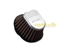 Filtro aria DNA Ø54mm conico ovale a D con top in alluminio lavabile XVI-5400