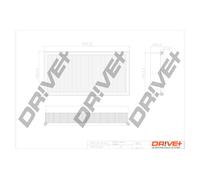 Filtro Aria Drve+ DP1110.10.0109 Per SEAT, SKODA, VW