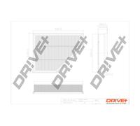 Filtro Aria Drve+ DP1110.10.0174 Per ALPINA, BMW