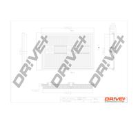 Filtro Aria Drve DP1110.10.0190 Per Audi, Cupra, Seat, Skoda, VW