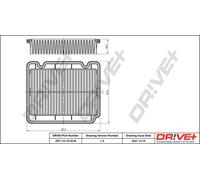 Filtro Aria Drve+ DP1110.10.0218 Per CHEVROLET, DAEWOO