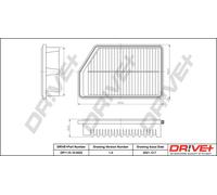 Filtro Aria Drve+ DP1110.10.0522 Per HYUNDAI, KIA