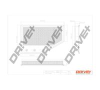 FiltrO Aria Drve+ DP1110.10.0590 Per CADILLAC, OPEL, VAUXHALL