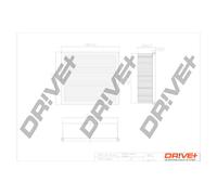 Filtro Aria Drve DP1110.10.0678 Per FIAT, SUZUKI