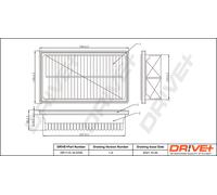 Filtro Aria Drve+ DP1110.10.0705 Per HYUNDAI, KIA