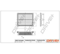 Filtro Aria Drve+ DP1110.10.0790 Per MAZDA