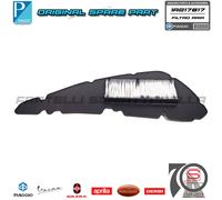 Filtro Aria Elemento Filtrante Originale Piaggio New Beverly 400 Hpe Dal 2021...