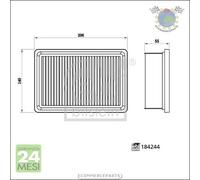 Filtro aria Febi per DACIA SANDERO JOGGER LOGAN RENAULT CAPTUR CLIO