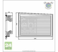 Filtro aria Febi per FIAT TIPO