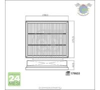 Filtro aria Febi per FORD GALAXY KUGA