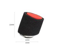Filtro Aria Filtro Aria In Schiuma 35/45/49 Mm Di Ricambio Universale Per Motocicletta Detergente Per Aspirazione Del Carburatore(38mm Red)