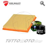 Filtro aria + Filtro olio DUCATI Monster 695 2007 2008 / Kit Filtri MEIWA HIFLO