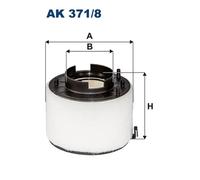 Filtron Filtro aria AK 371/8 – Cartuccia per Audi A4 B8 Avant, A5 (8T3), Q5 (2008-2017)