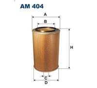 Filtro aria FILTRON AM 404 MAN SD 11.413 1979-1986