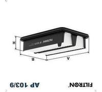 Filtro aria FILTRON AP 103/9 per HONDA CR-V VI (RS_, RY_) 2 2023-