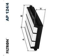 Filtro aria FILTRON AP 124/4 per RENAULT KOLEOS II (HC_) 2 2019-
