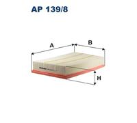 Filtro aria FILTRON AP 139/8 per AUDI A3 2.5 RS3 quattro