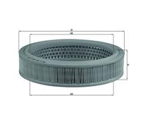 Filtro Aria Inserto Filtro MAHLE per Fiat Ritmo (138_)