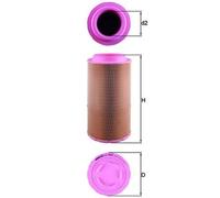 Filtro Aria Inserto Filtro MAHLE per Mercedes Volvo hitachi Massey Ferguson