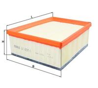 Filtro Aria Inserto Filtro MAHLE per Renault Megane IV Hatchback (B9A / M/N _)