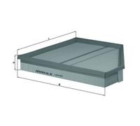 Filtro aria KNECHT LX 2098