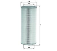 Filtro Aria Inserto MAHLE per Fiat Punto (188